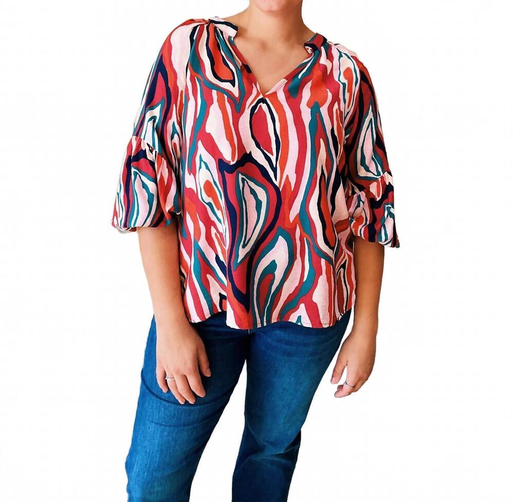 NEW SPIN USA ruth top in multicolor